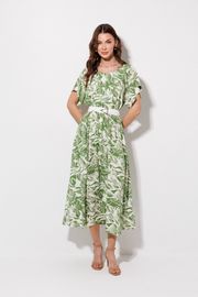 Платье Люше арт. 4381 зеленый