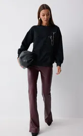 Trousers Lyushe 4235 bordo