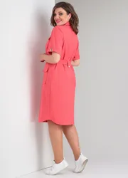 Sukienka Vilena-fashion #975 korall