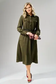 Sukienka Ava fashion #M-239 xaki