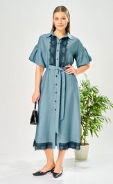 Sukienka Ava fashion M-198 dzhins