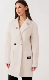 Coat V&N fashion 1116 pudra