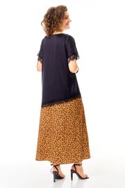 Платье Anastasia арт. 1368 золото/черничный