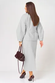 Skirt V&N fashion #1049_seryj