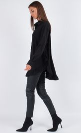 Blouse VIZAVI 743 chernyj