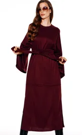 Sukienka Elletto Life 11160 bordo