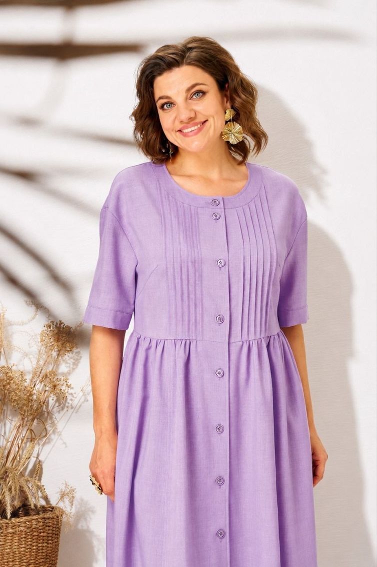 Sukienka Anastasia MAK #1095-1 sirenevyj