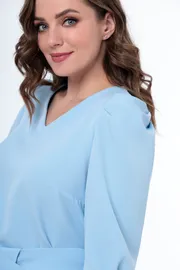 Sukienka Michelle Style #1031 goluboj