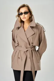 Тренч Ava fashion #M-234 mokko