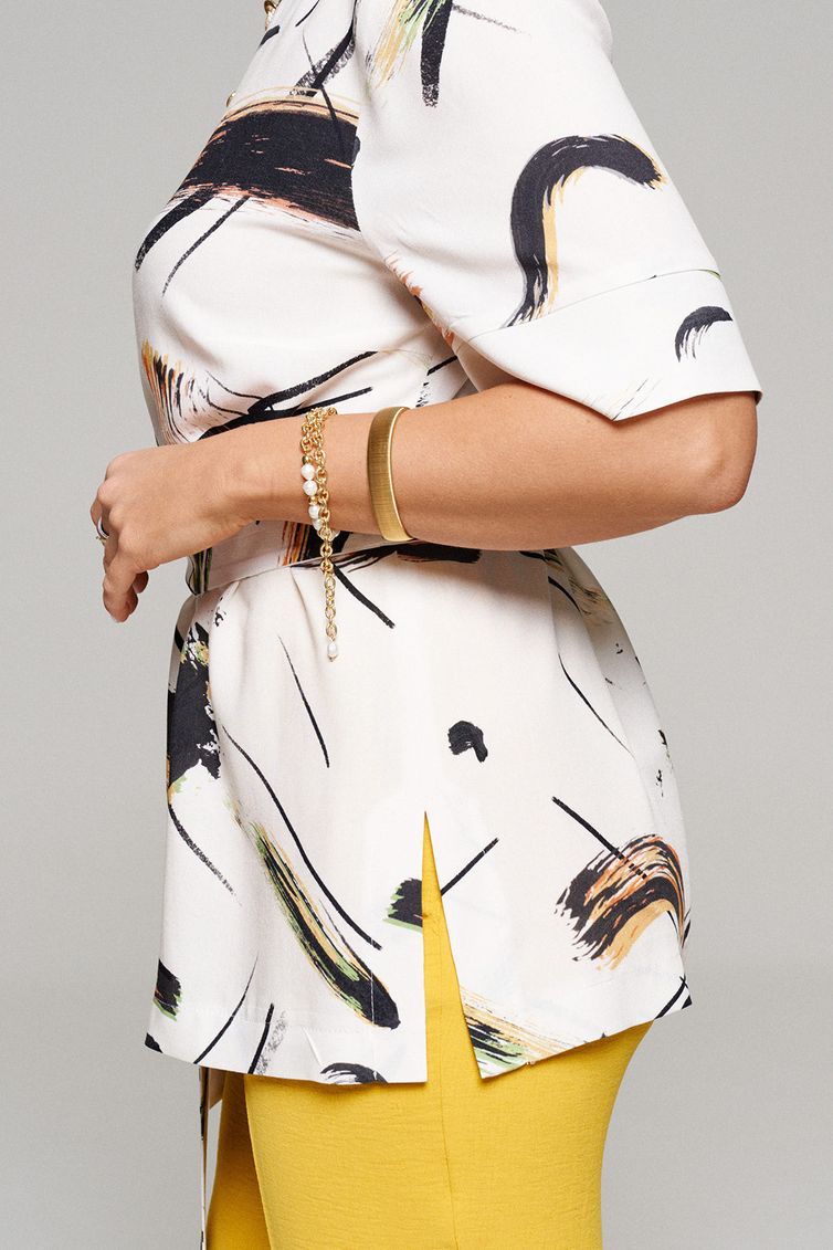 Комплект Beautiful & Free арт. 6144 абстракция+горчица