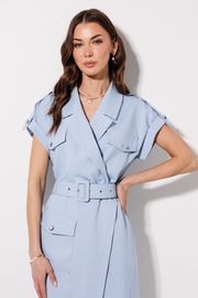 Платье Люше арт. 4390 голубой