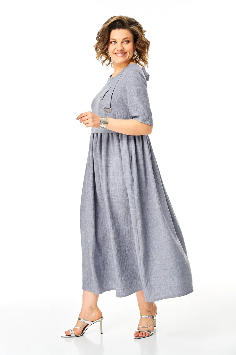 Sukienka Michel Chic #2132/1 seryj kvarc