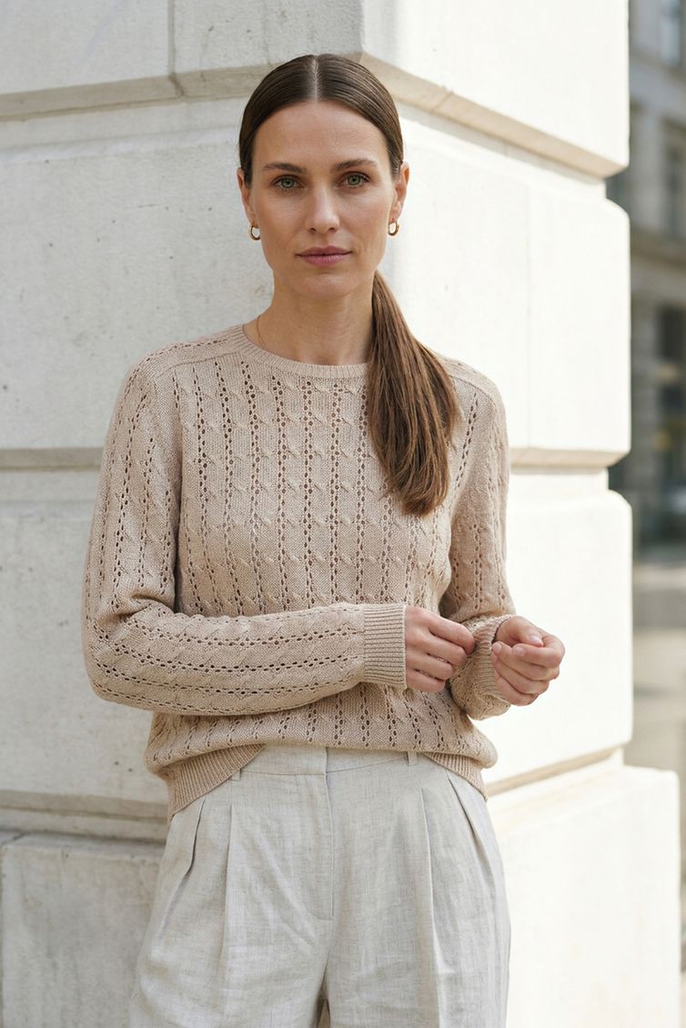 Jumper Polesie #S1434-26 6S1600-D43 surovyj+antichnyj belyj 170