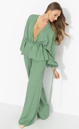 Костюмы, комплекты CHARUTTI Серьезная леди (2 в 1, шалфей)