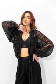 Блузка Люше арт. 4333 черный