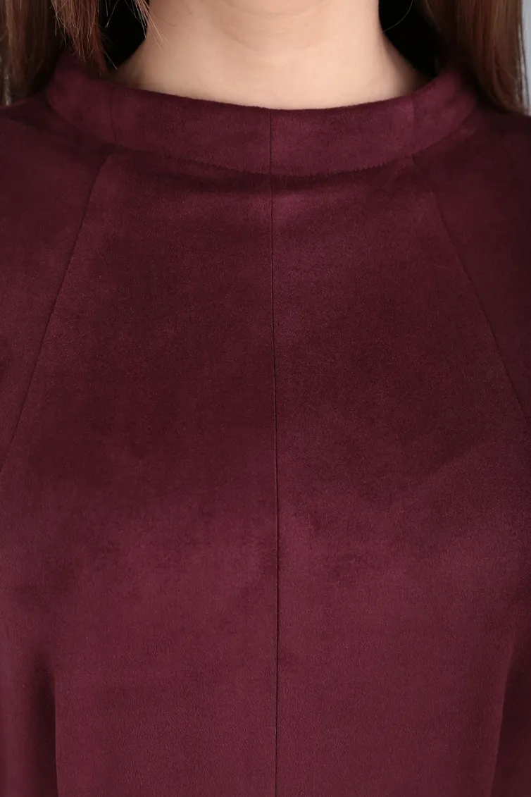 Sukienka Vilena-fashion #662 Bordo
