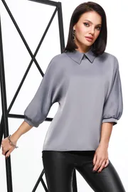 Bluzka DS Trend #B-1897-0519-05 (seraya s celnokroenym rukavom)