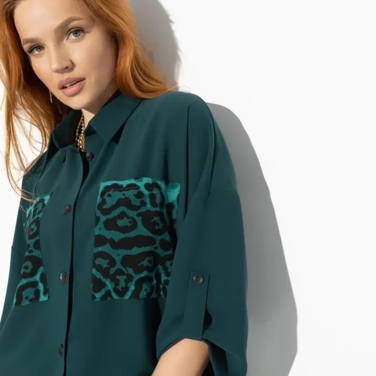 Garnitur CHARUTTI #Deviz biznes–ledi (green, 2 v 1)
