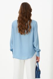 Блузка Panda арт. 103045 голубой