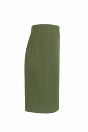 Юбка Elema арт. 4К-112-1 тёмно-зелёный 164