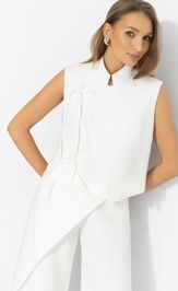 Джемперы, кардиганы, жакеты CHARUTTI Прямая речь (белый)