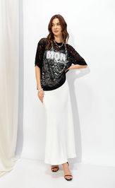 Блуза Люше 4351 черный