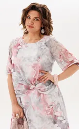 Платье Anelli Laurel 1813 розовые грезы