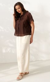 Bluzka Alta Moda 1090-2 korichnevyj