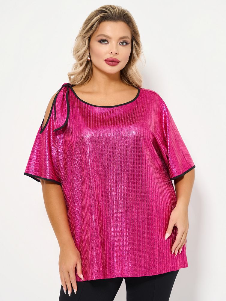 Tunic DORA plus #0184-5 malinovo-rozovyj