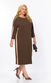 Sukienka Milora 1498 shokolad
