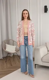 Sweter BONADI BS45 pudra-kapuchino