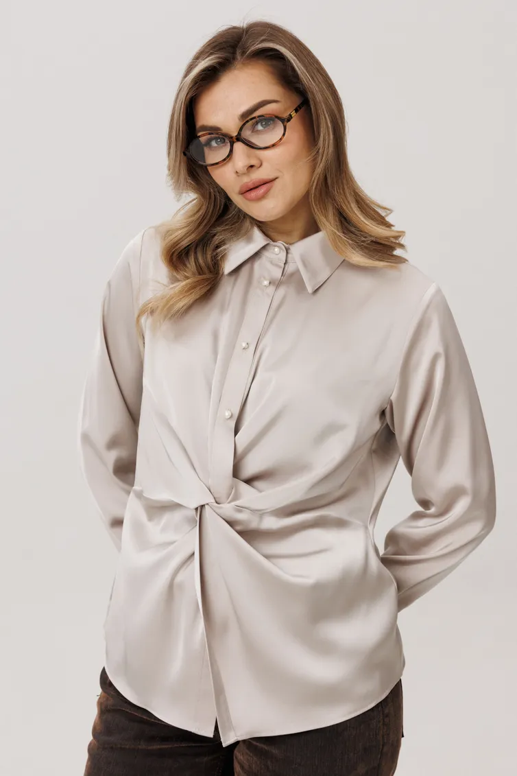 Bluzka Anelli Laurel #1791 ajs latte