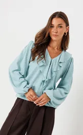 Blouson Люше 4441 biryuza