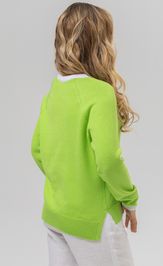 Джемпер Romgil РВ0157-ХЛ2 салатовый, белый