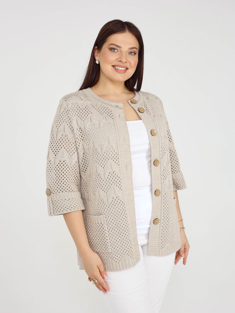 Кардиган BONADI арт. 2187 лен