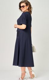 Dress EVA GRANT 7200 sinij