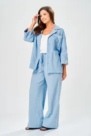 Suit Ava fashion #M-219 goluboj
