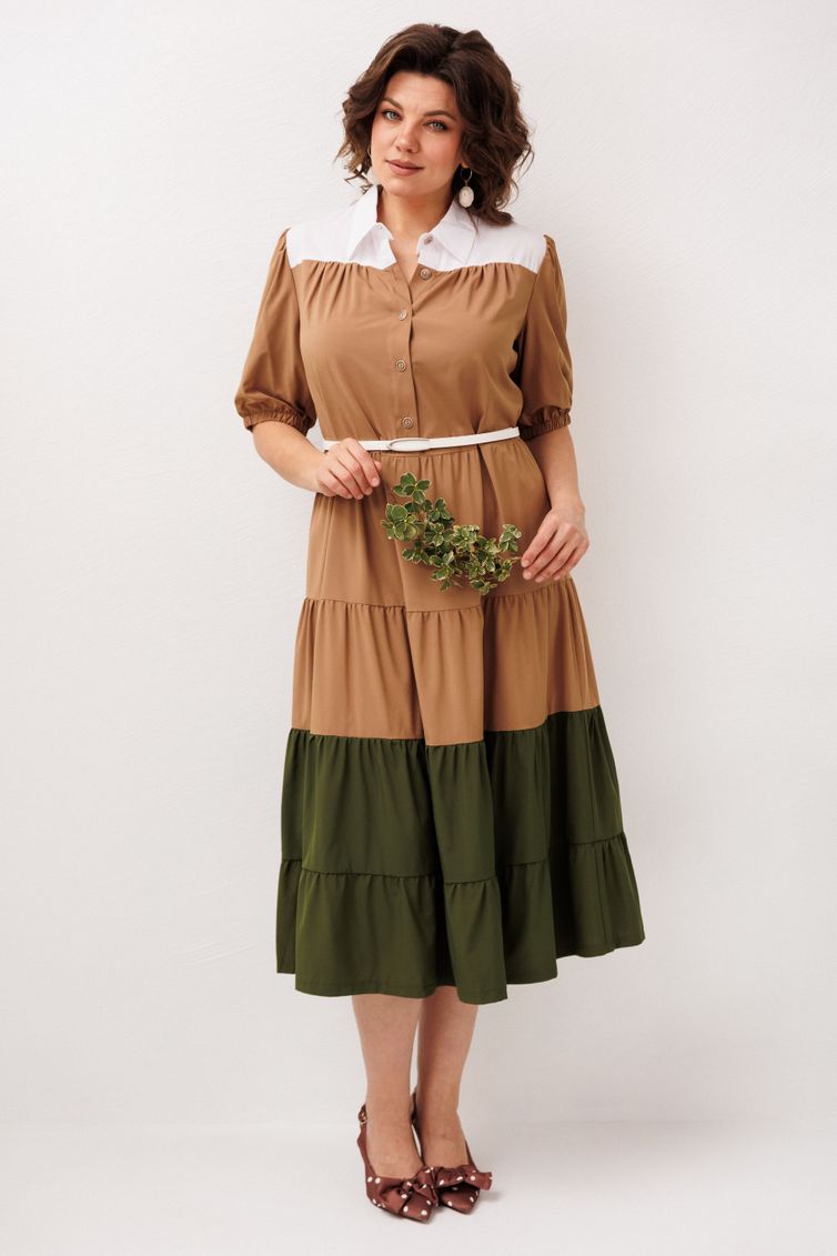 Платье Anelli Laurel арт. 1847 овсяное печенье