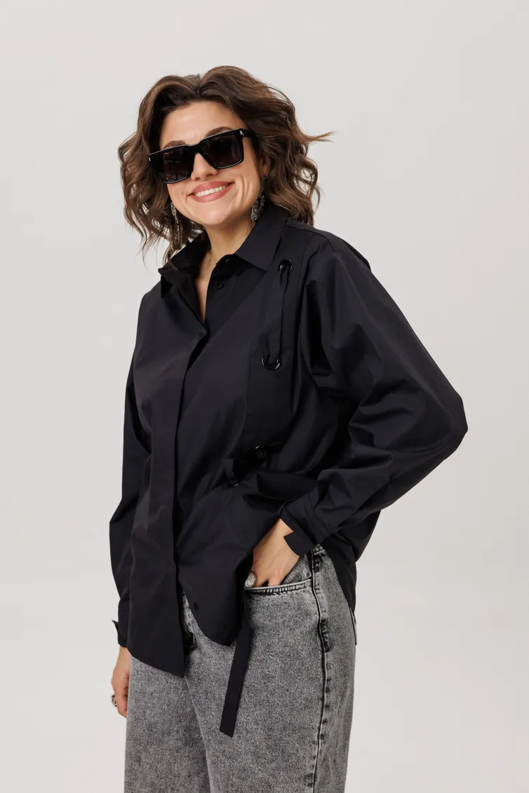 Shirt Anelli Laurel #1674 Motylek v nochi