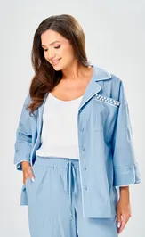 Костюм Ava fashion М-219 голубой