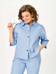 Suit Vilena-fashion #1158 goluboj