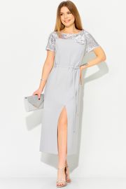 Платье LAIKONY арт. L-114 светло-серый