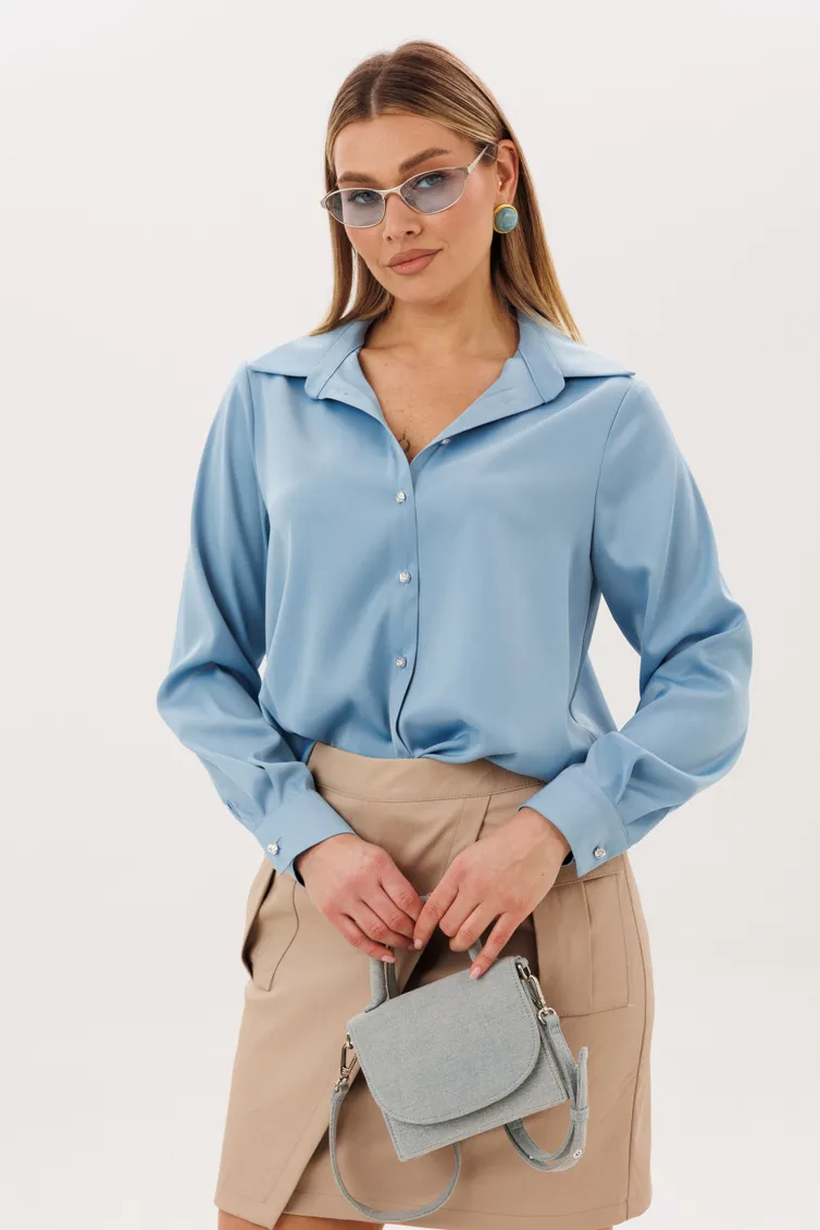 Blouse Anelli Laurel #1663 golubaya laguna