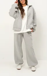 Bluza Z Kapturem Pirs 6483seryj
