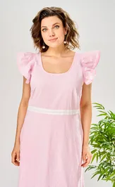 Платье Ava fashion М-200 розовый