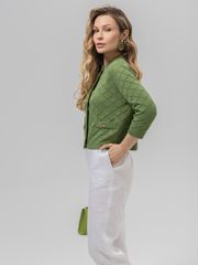 Жакет Romgil арт. РВ0162-ХЛ4 зеленая оливка