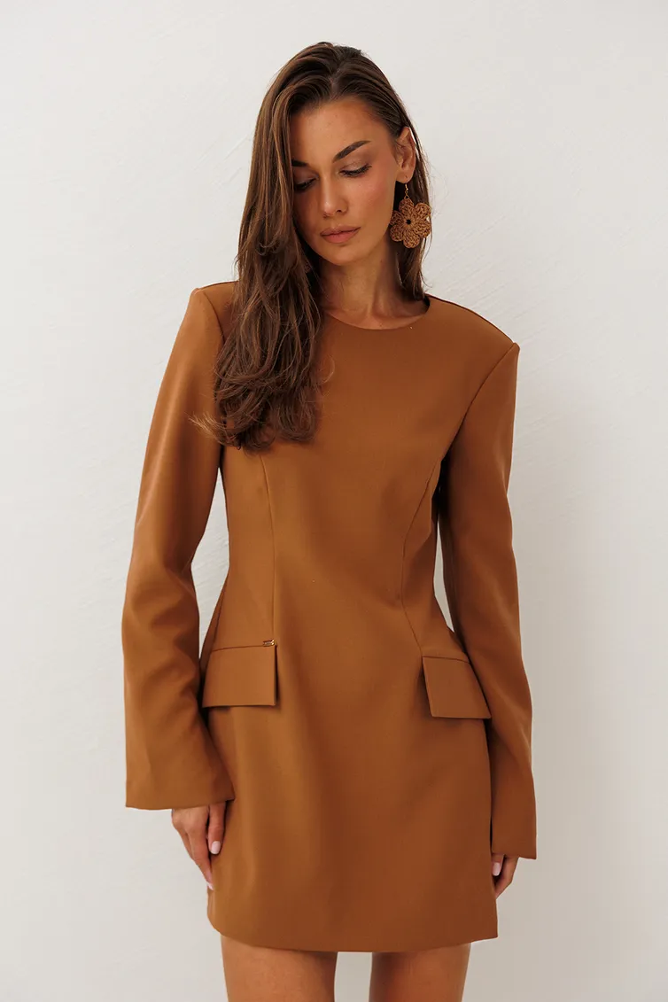Платье Buter New арт. 3395 коричневый