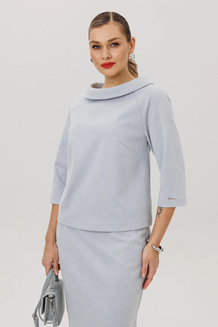 Костюм Anastasia арт. 1163 серо-гол