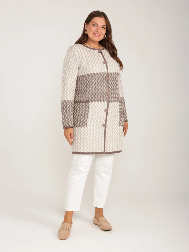 Cardigan BONADI #2091 bezhevyj