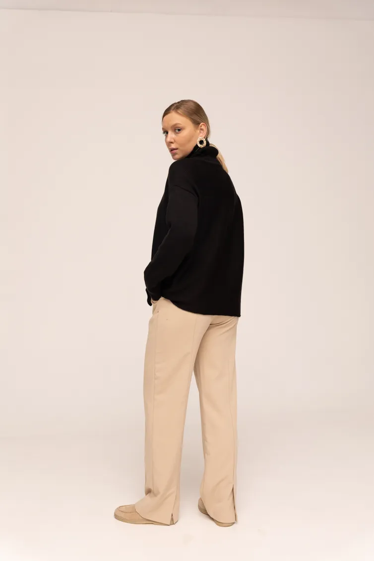 Sweter Romgil #RV0009-ShE5 chernyj